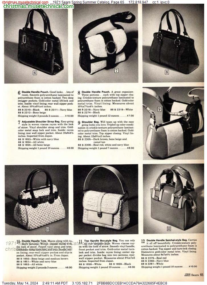 1971 Sears Spring Summer Catalog, Page 65