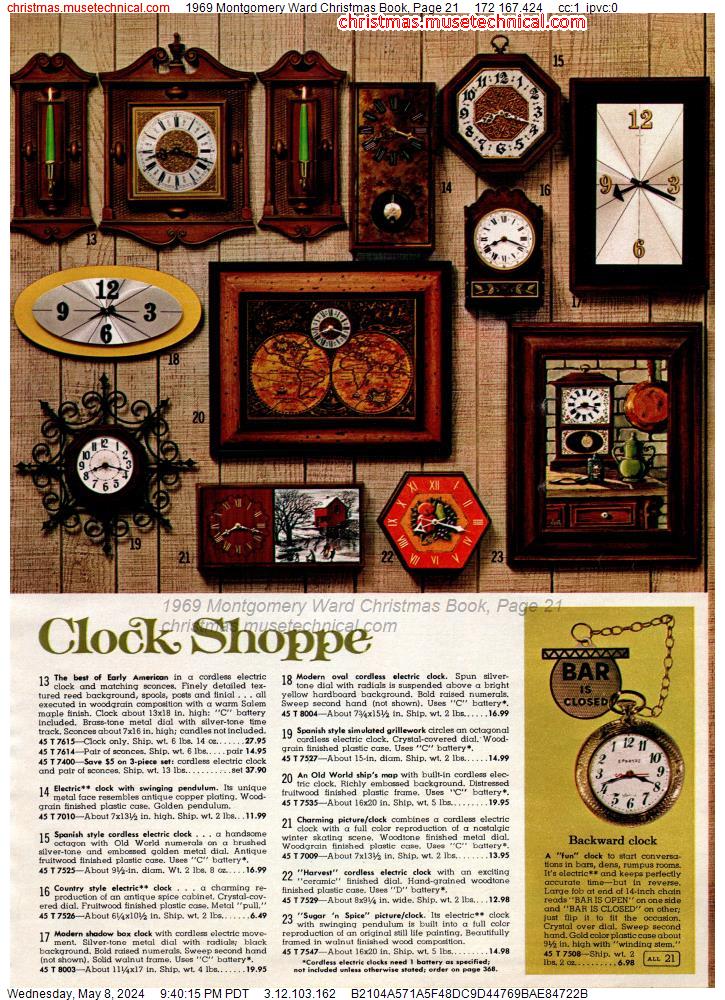 1969 Montgomery Ward Christmas Book, Page 21