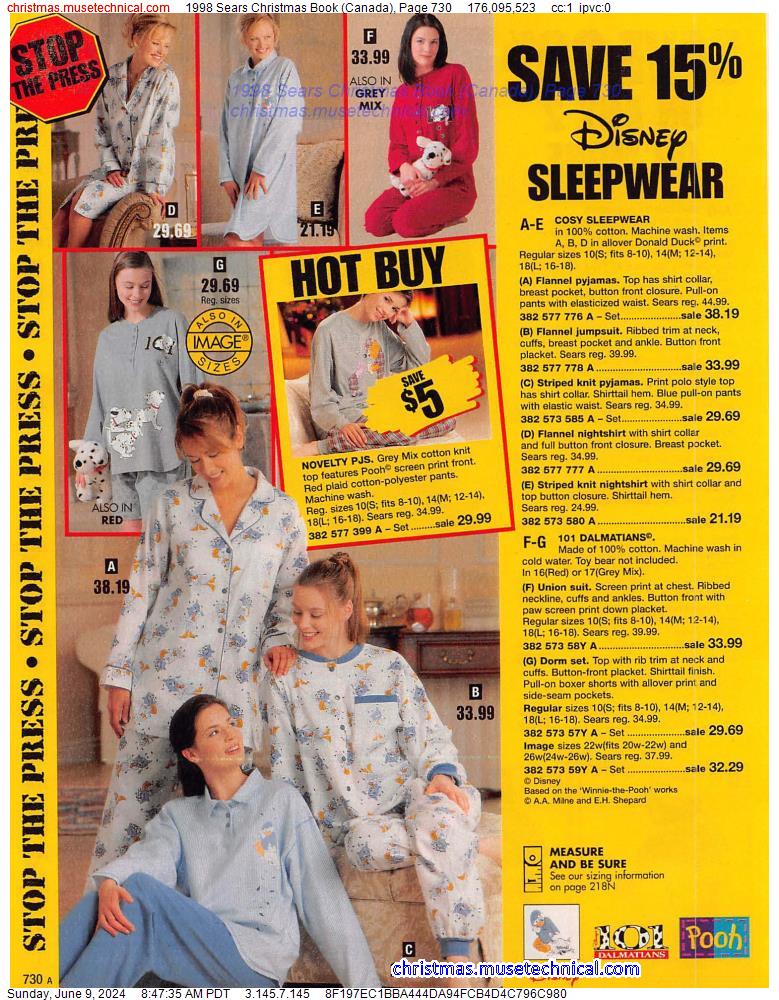 1998 Sears Christmas Book (Canada), Page 730