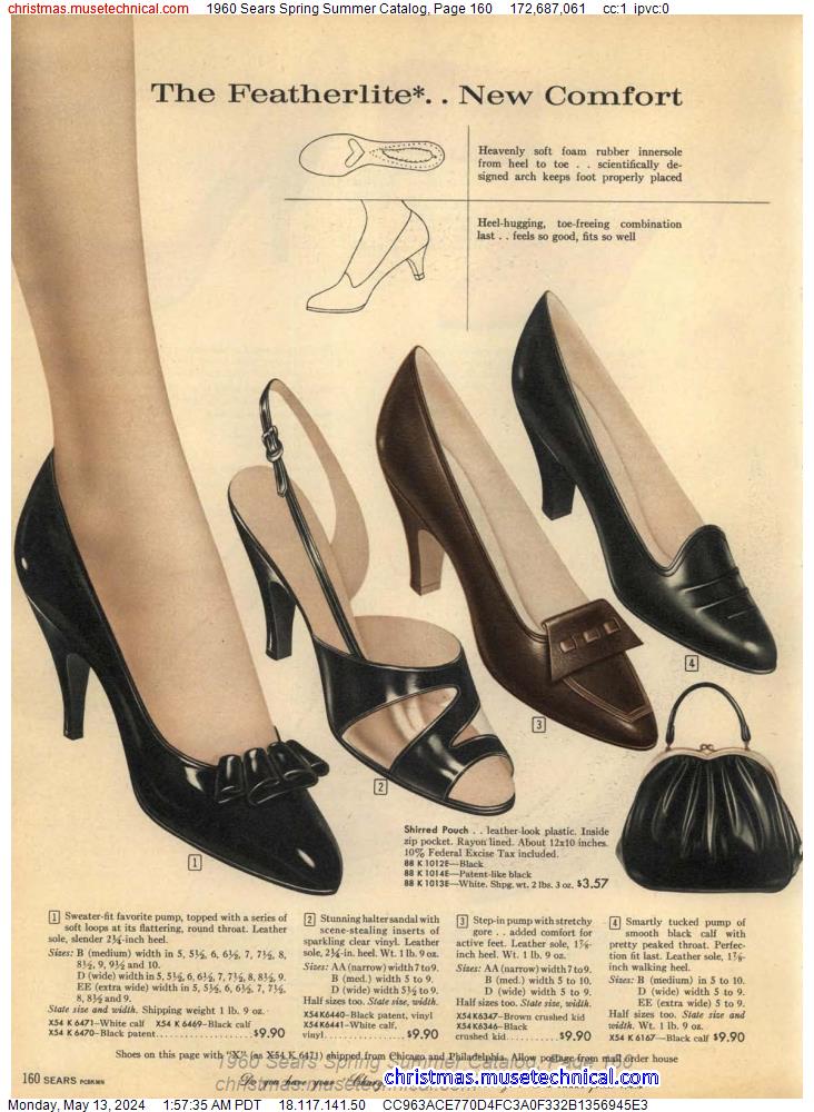 1960 Sears Spring Summer Catalog, Page 160