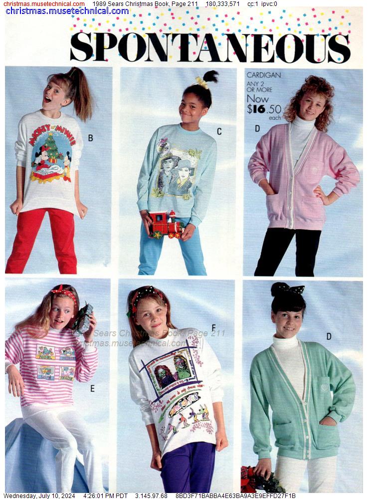 1989 Sears Christmas Book, Page 211