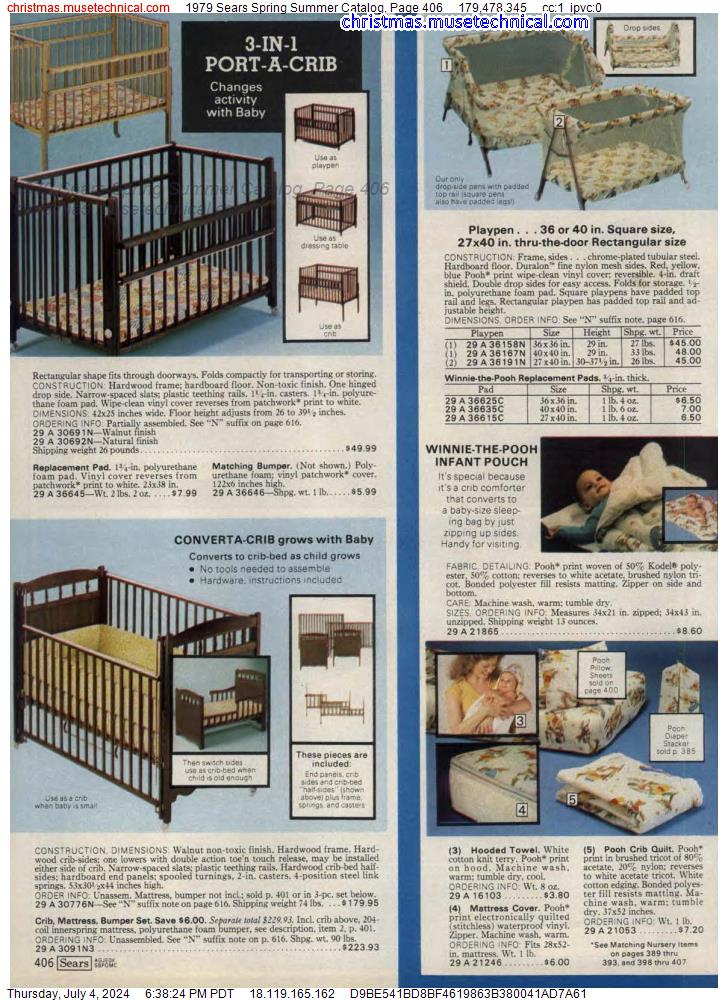 1979 Sears Spring Summer Catalog, Page 406
