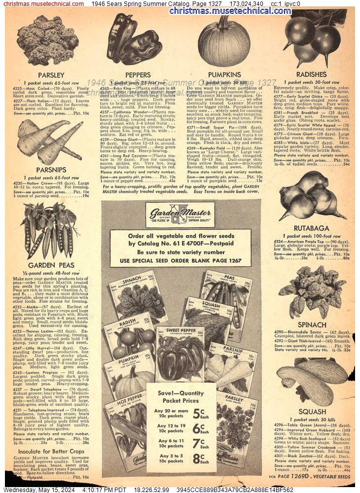 1946 Sears Spring Summer Catalog, Page 1327