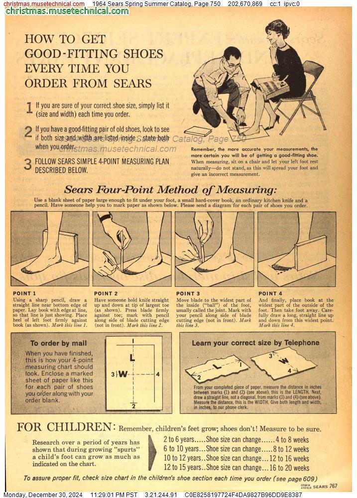 1964 Sears Spring Summer Catalog, Page 750