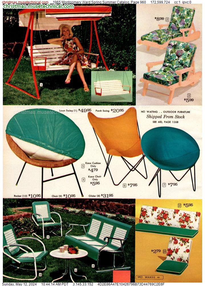 1965 Montgomery Ward Spring Summer Catalog, Page 960