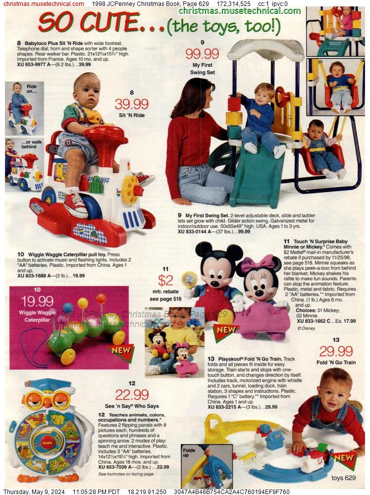 1998 JCPenney Christmas Book, Page 629