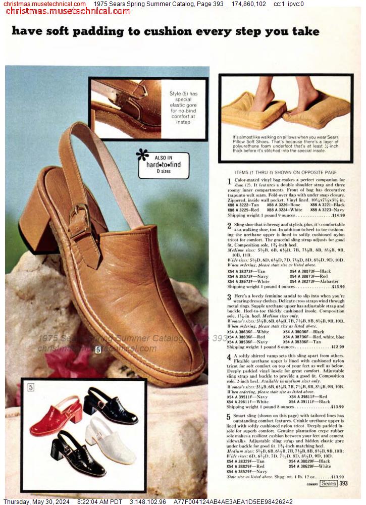 1975 Sears Spring Summer Catalog, Page 393