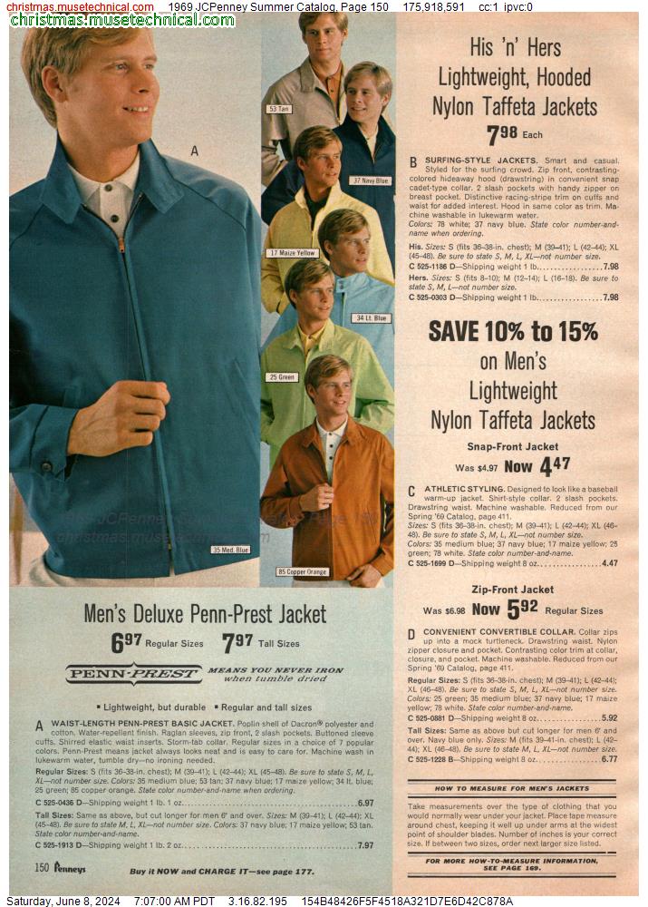 1969 JCPenney Summer Catalog, Page 150