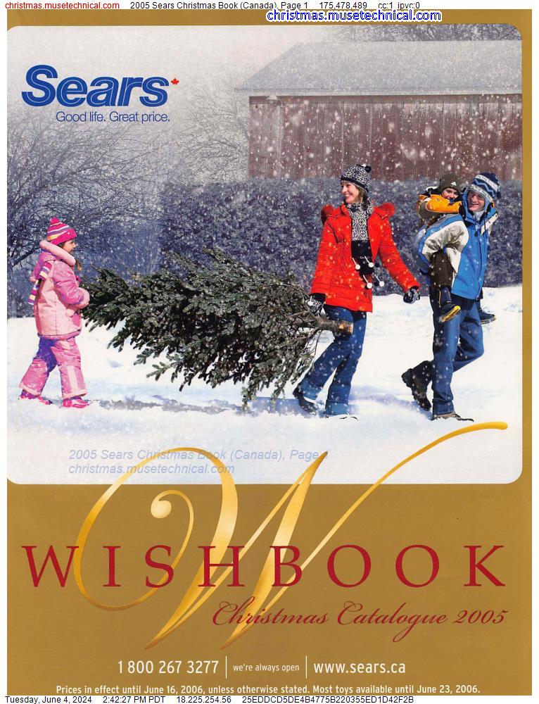 2005 Sears Christmas Book (Canada), Page 1