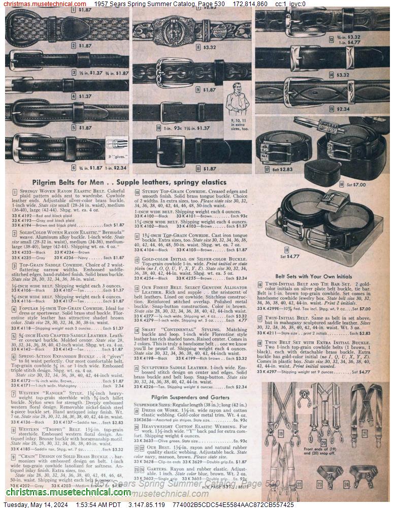 1957 Sears Spring Summer Catalog, Page 530