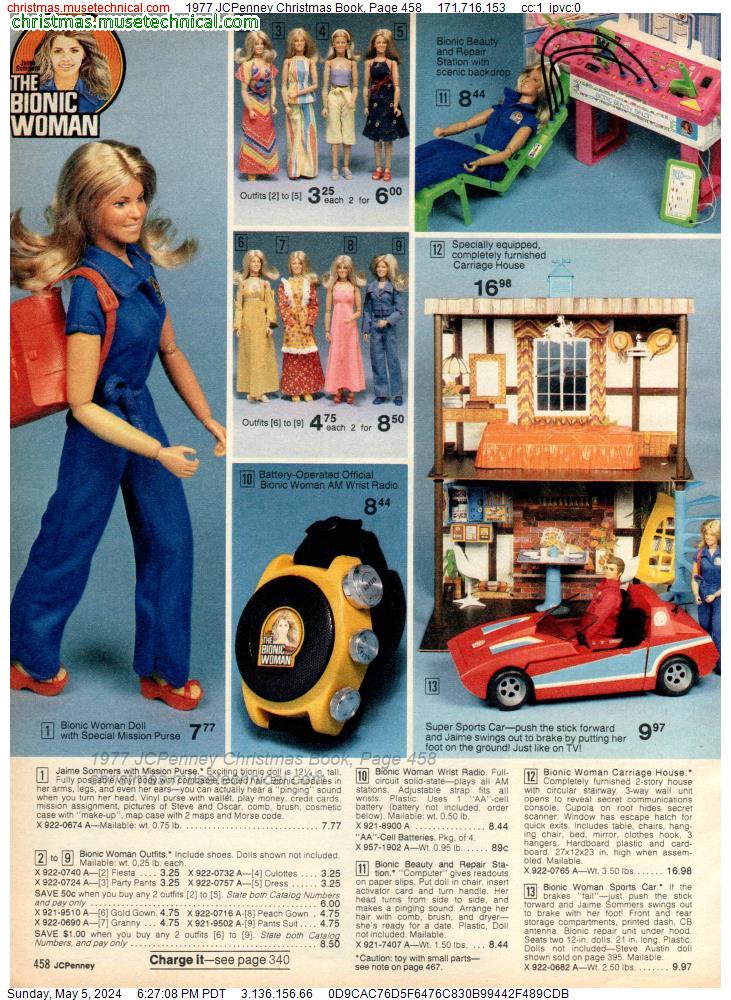 1977 JCPenney Christmas Book, Page 458