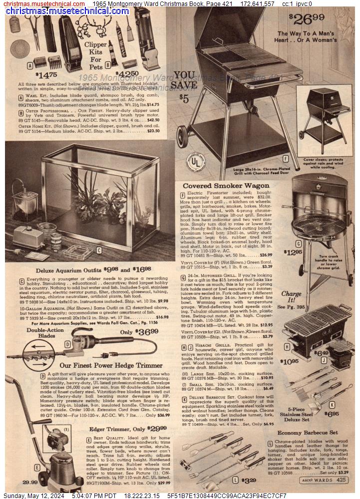 1965 Montgomery Ward Christmas Book, Page 421
