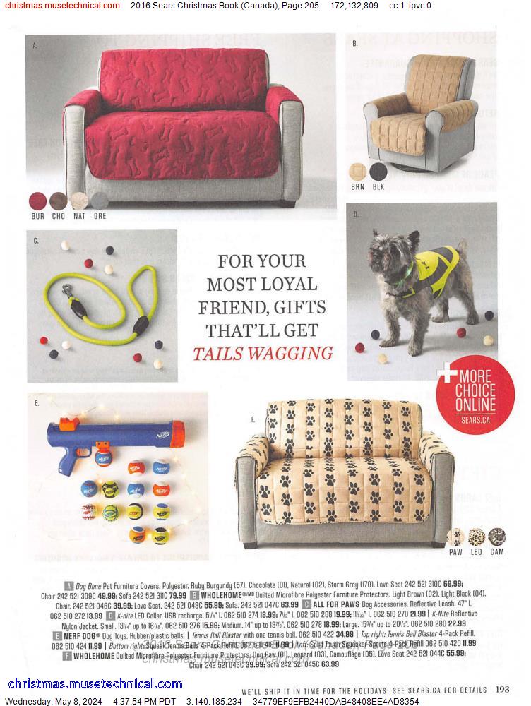 2016 Sears Christmas Book (Canada), Page 205