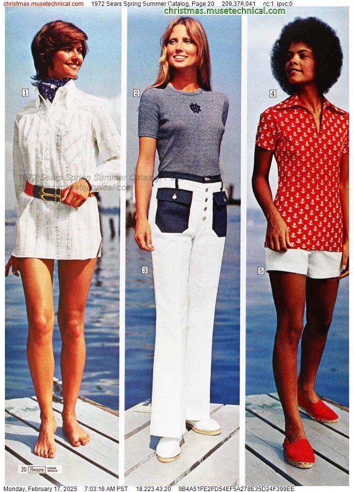 1972 Sears Spring Summer Catalog, Page 20