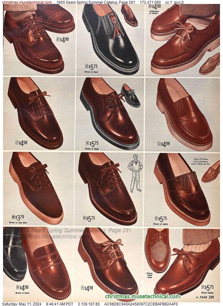1955 Sears Spring Summer Catalog, Page 281