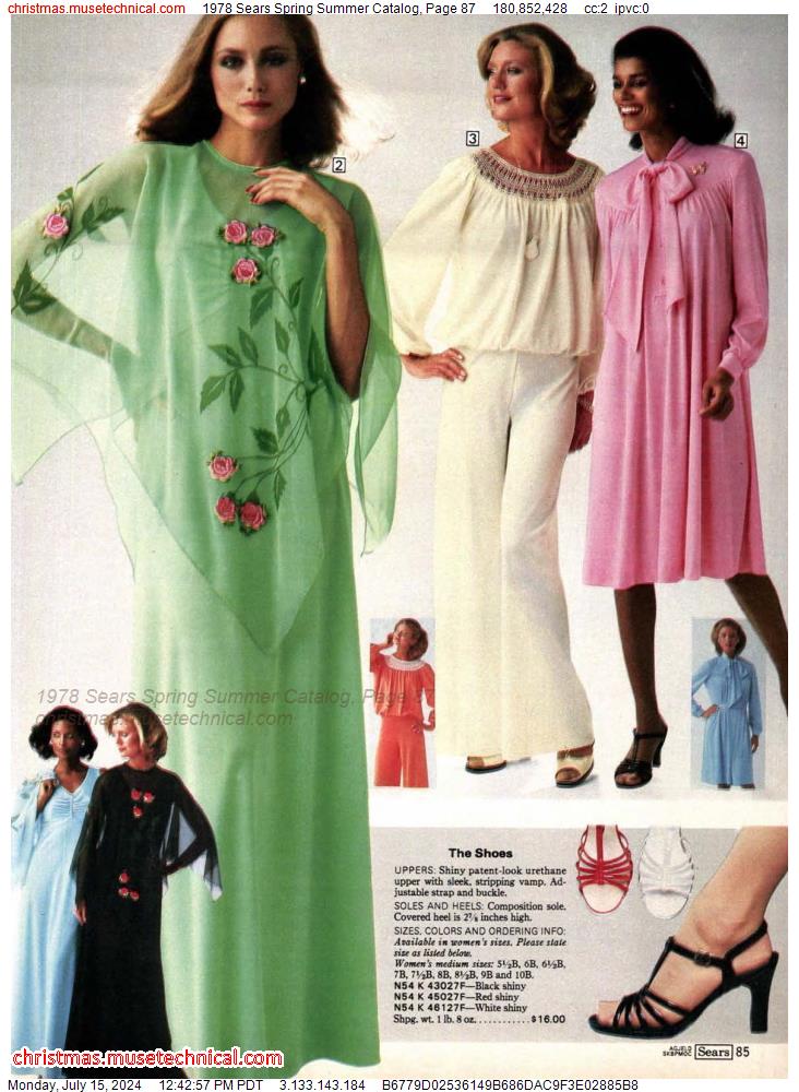 1978 Sears Spring Summer Catalog, Page 87