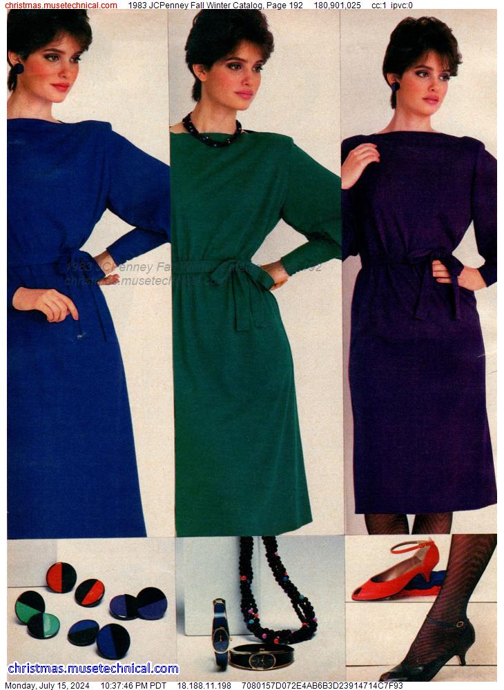1983 JCPenney Fall Winter Catalog, Page 192