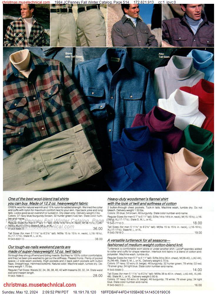 1984 JCPenney Fall Winter Catalog, Page 514