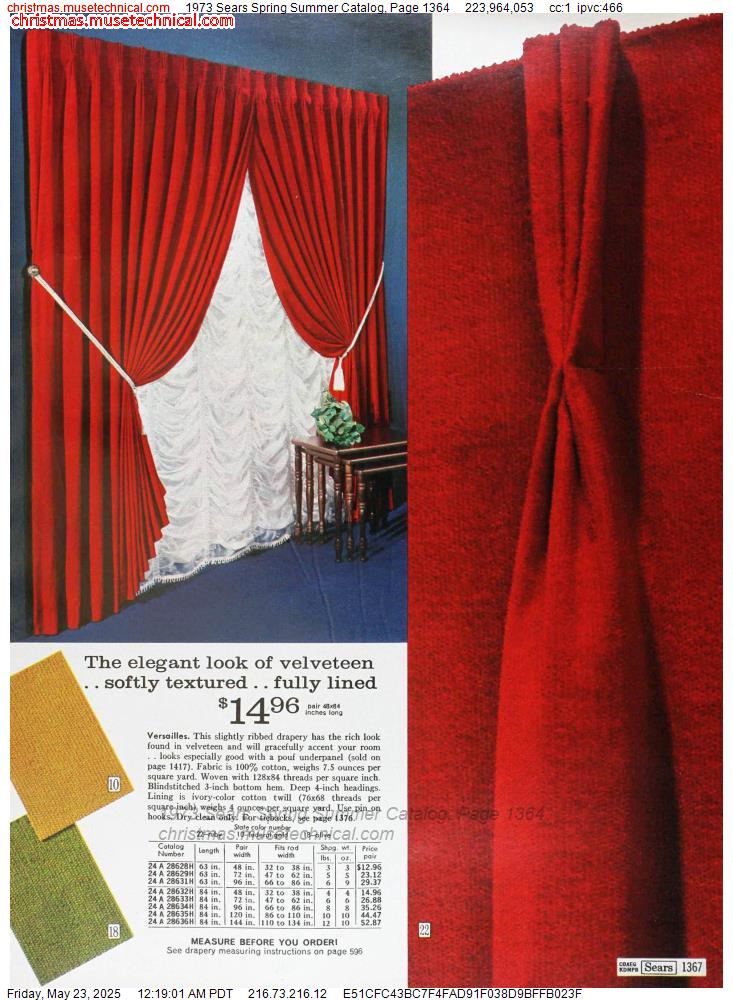 1973 Sears Spring Summer Catalog, Page 1364