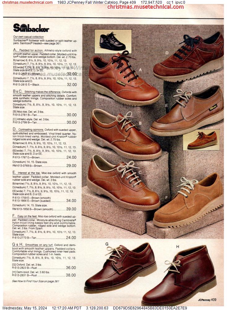 1983 JCPenney Fall Winter Catalog, Page 409