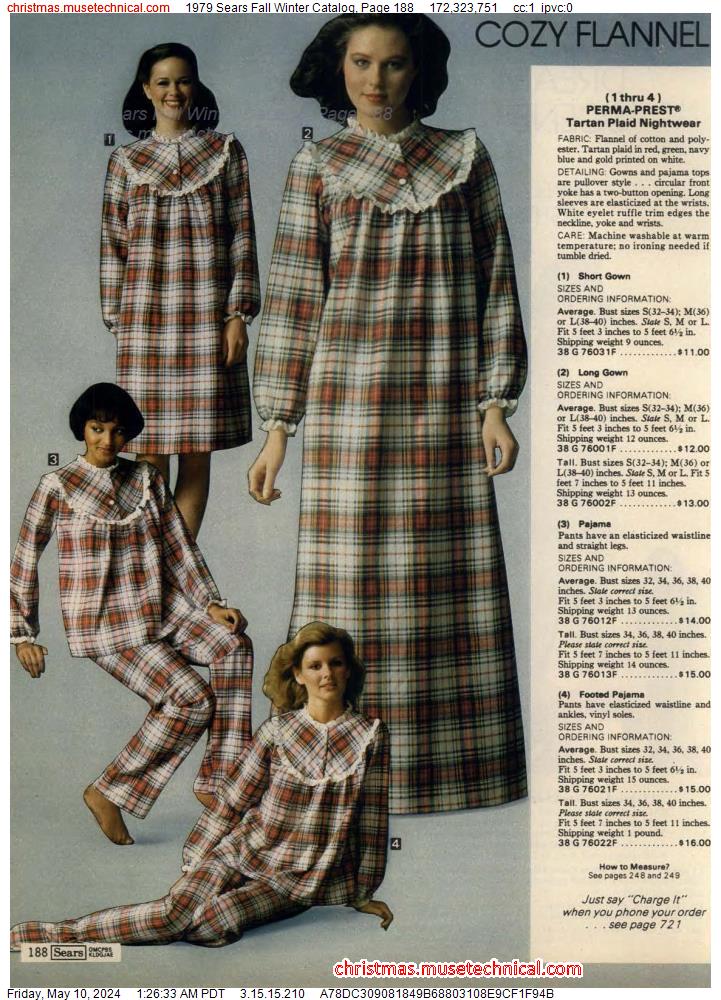 1979 Sears Fall Winter Catalog, Page 188