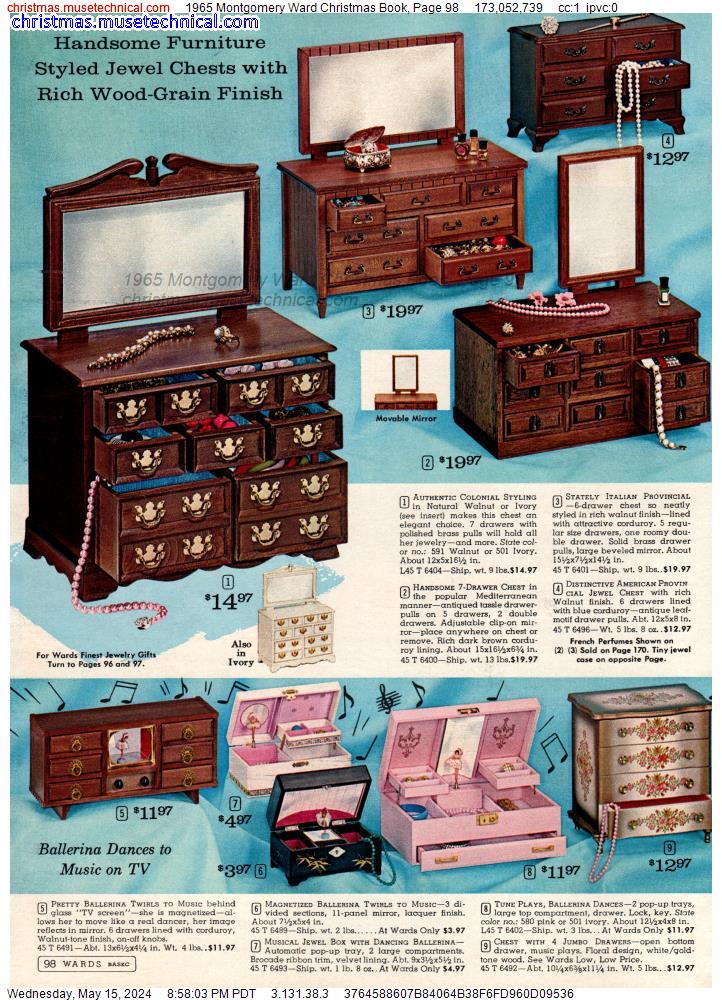 1965 Montgomery Ward Christmas Book, Page 98