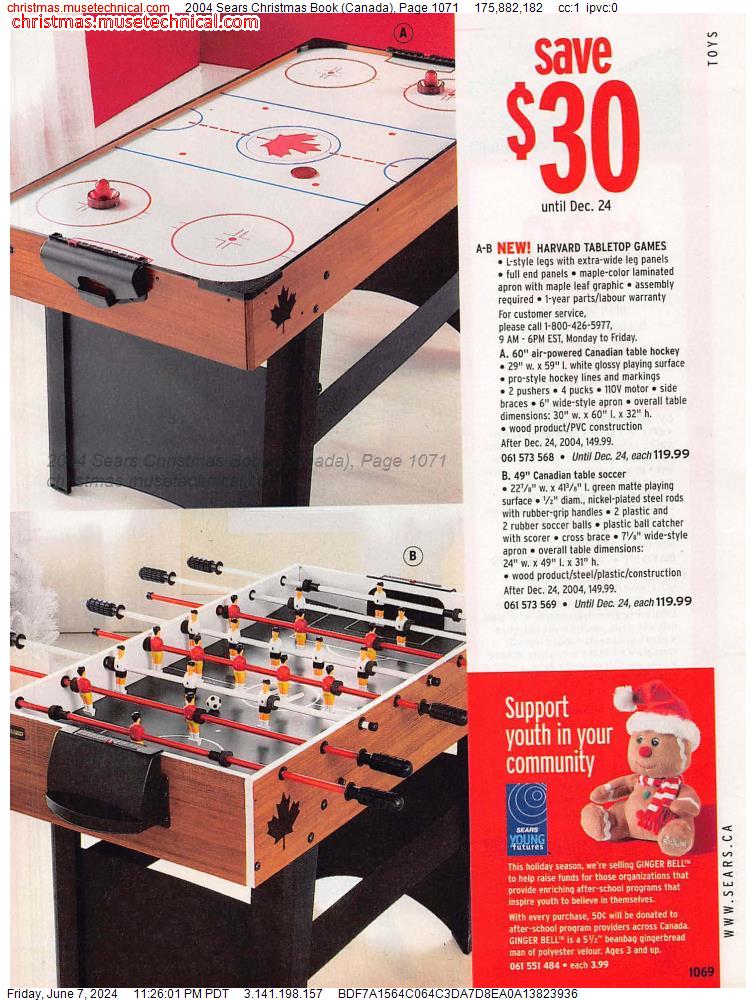 2004 Sears Christmas Book (Canada), Page 1071