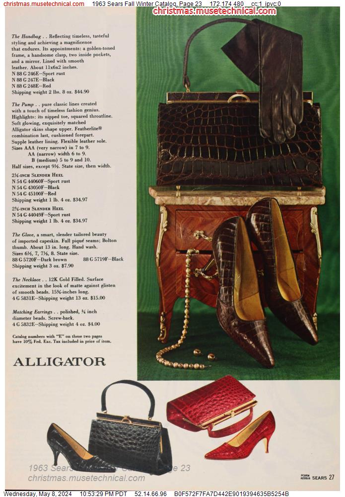 1963 Sears Fall Winter Catalog, Page 23