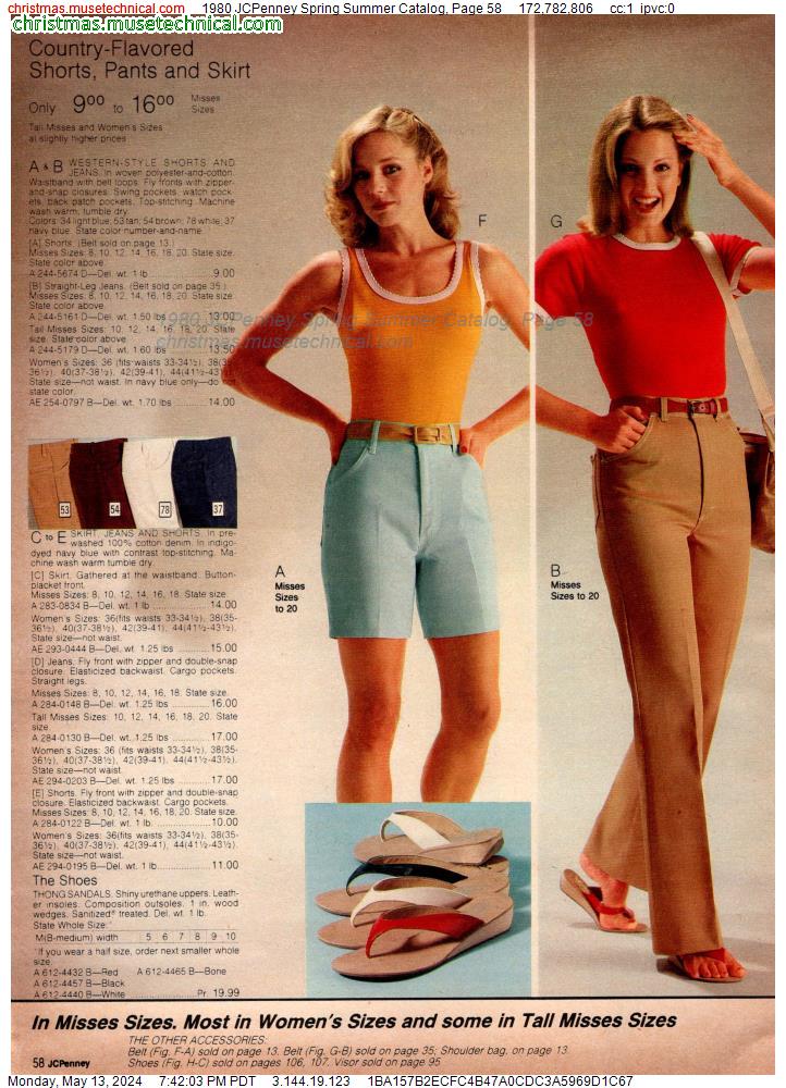 1980 JCPenney Spring Summer Catalog, Page 58