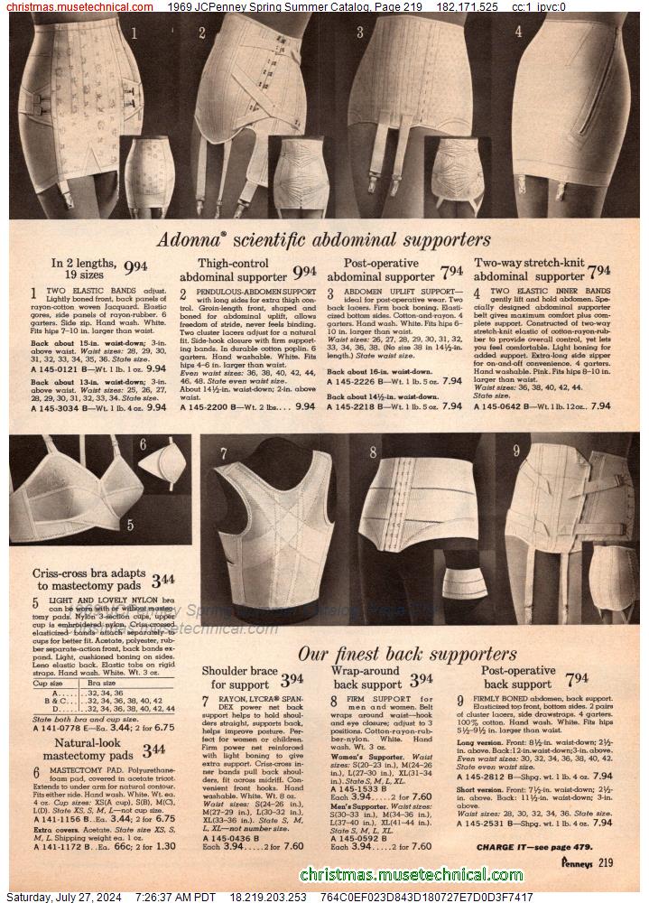 1969 JCPenney Spring Summer Catalog, Page 219