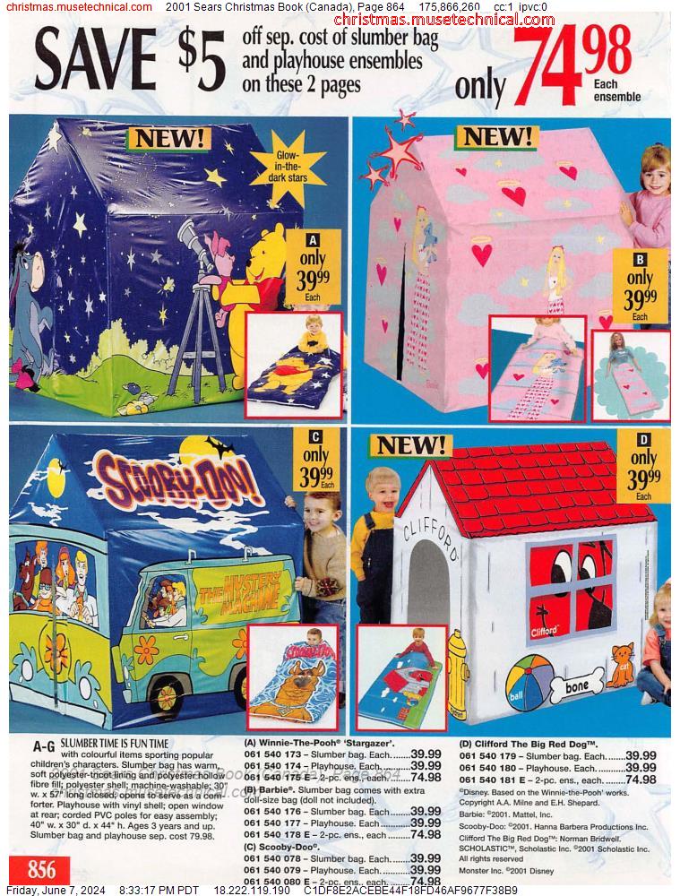 2001 Sears Christmas Book (Canada), Page 864