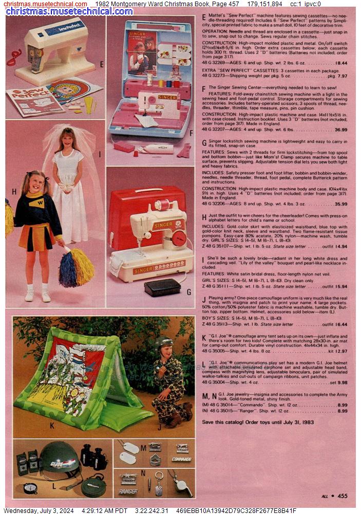 1982 Montgomery Ward Christmas Book, Page 457