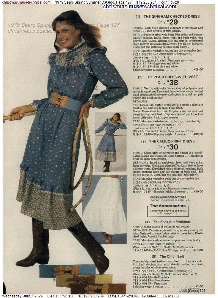 1979 Sears Spring Summer Catalog, Page 127
