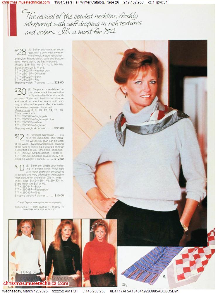 1984 Sears Fall Winter Catalog, Page 26