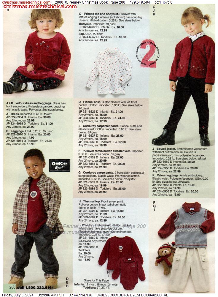 2000 JCPenney Christmas Book, Page 200