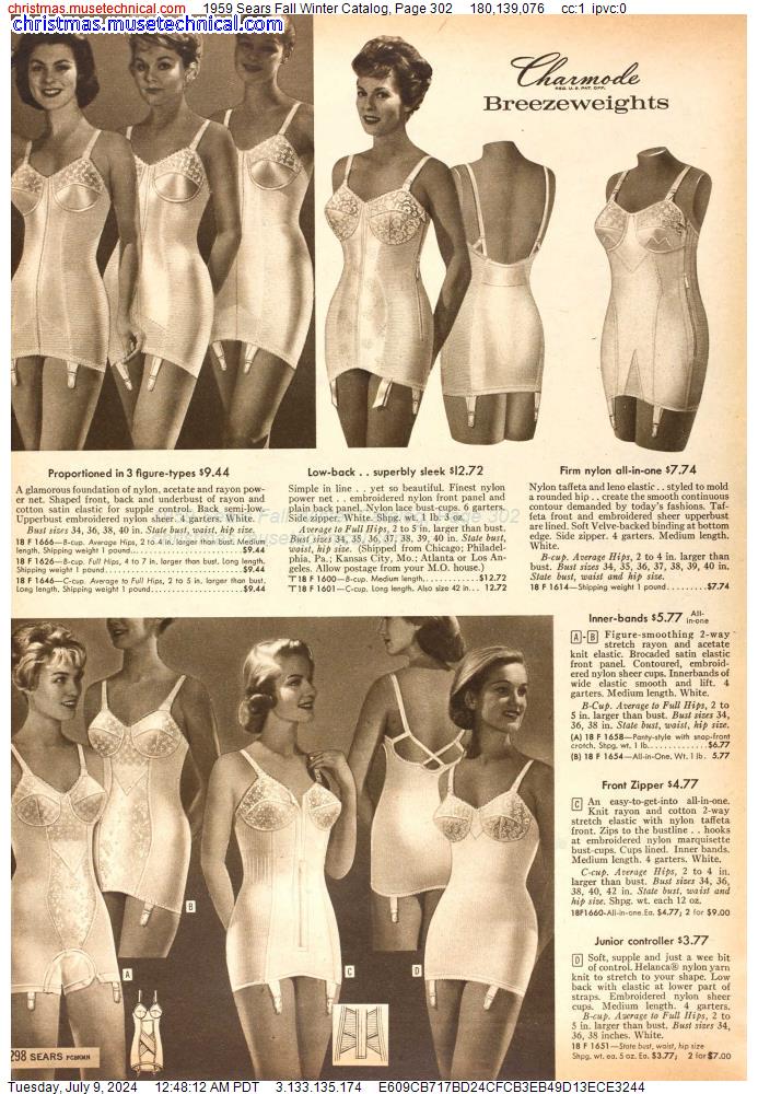 1959 Sears Fall Winter Catalog, Page 302