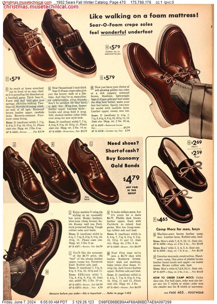 1952 Sears Fall Winter Catalog, Page 470