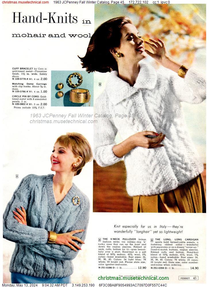 1963 JCPenney Fall Winter Catalog, Page 45