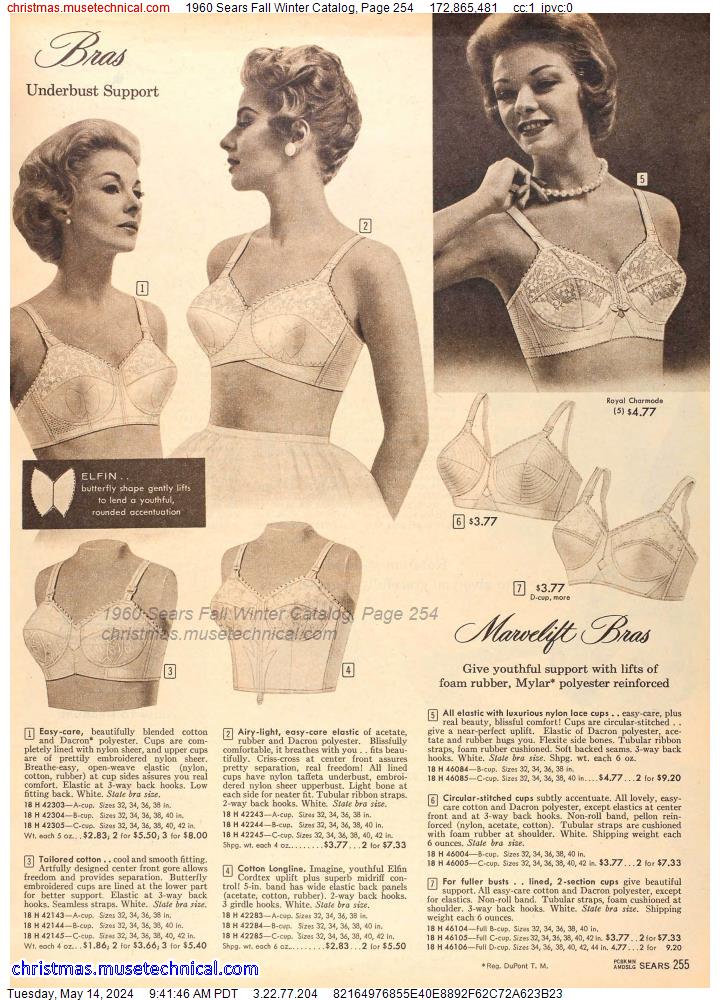1960 Sears Fall Winter Catalog, Page 254