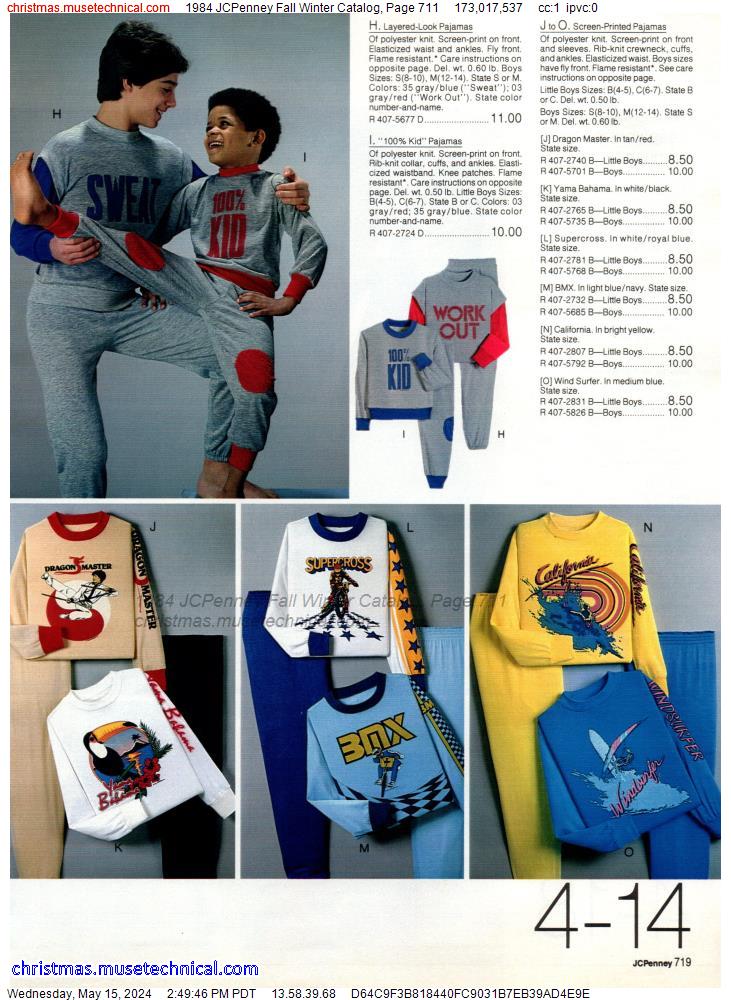 1984 JCPenney Fall Winter Catalog, Page 711