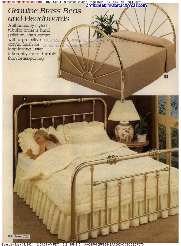 1979 Sears Fall Winter Catalog, Page 1606