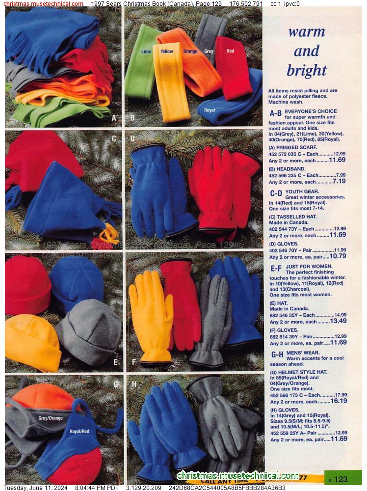 1997 Sears Christmas Book (Canada), Page 129