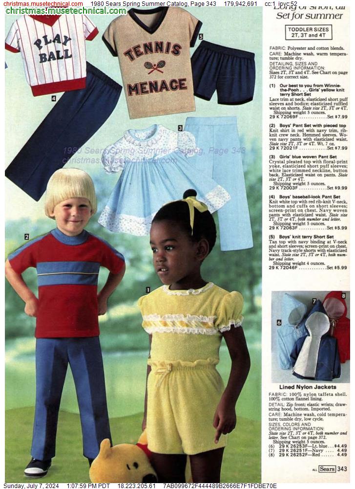 1980 Sears Spring Summer Catalog, Page 343
