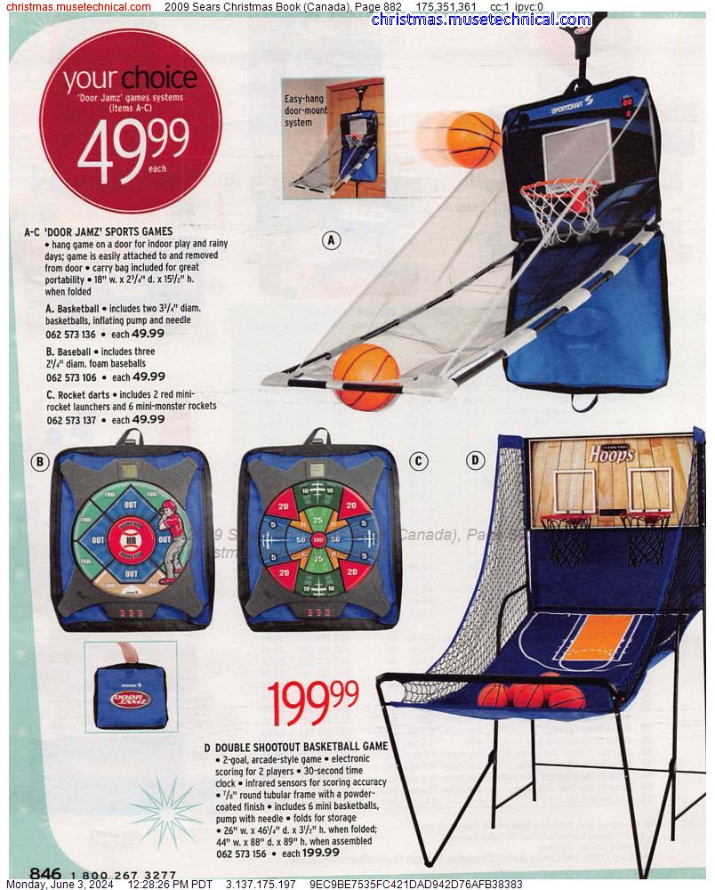 2009 Sears Christmas Book (Canada), Page 882