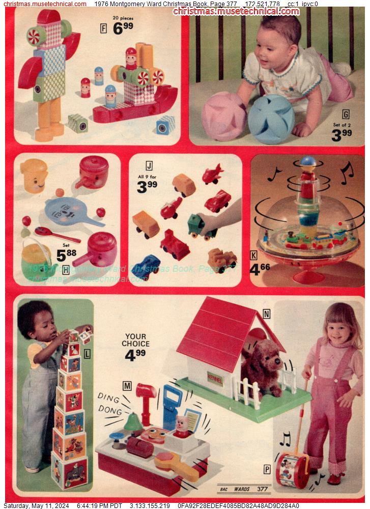 1976 Montgomery Ward Christmas Book, Page 377