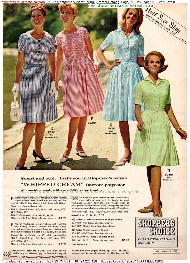 1967 Montgomery Ward Spring Summer Catalog, Page 55