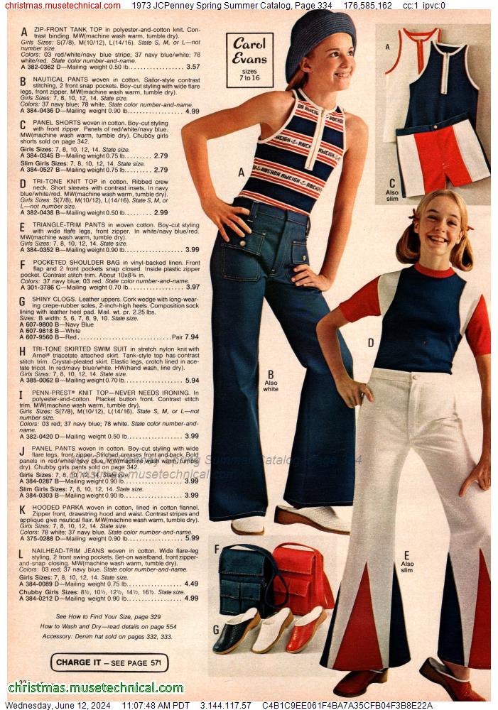 1973 JCPenney Spring Summer Catalog, Page 334
