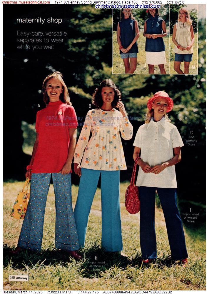 1974 JCPenney Spring Summer Catalog, Page 160