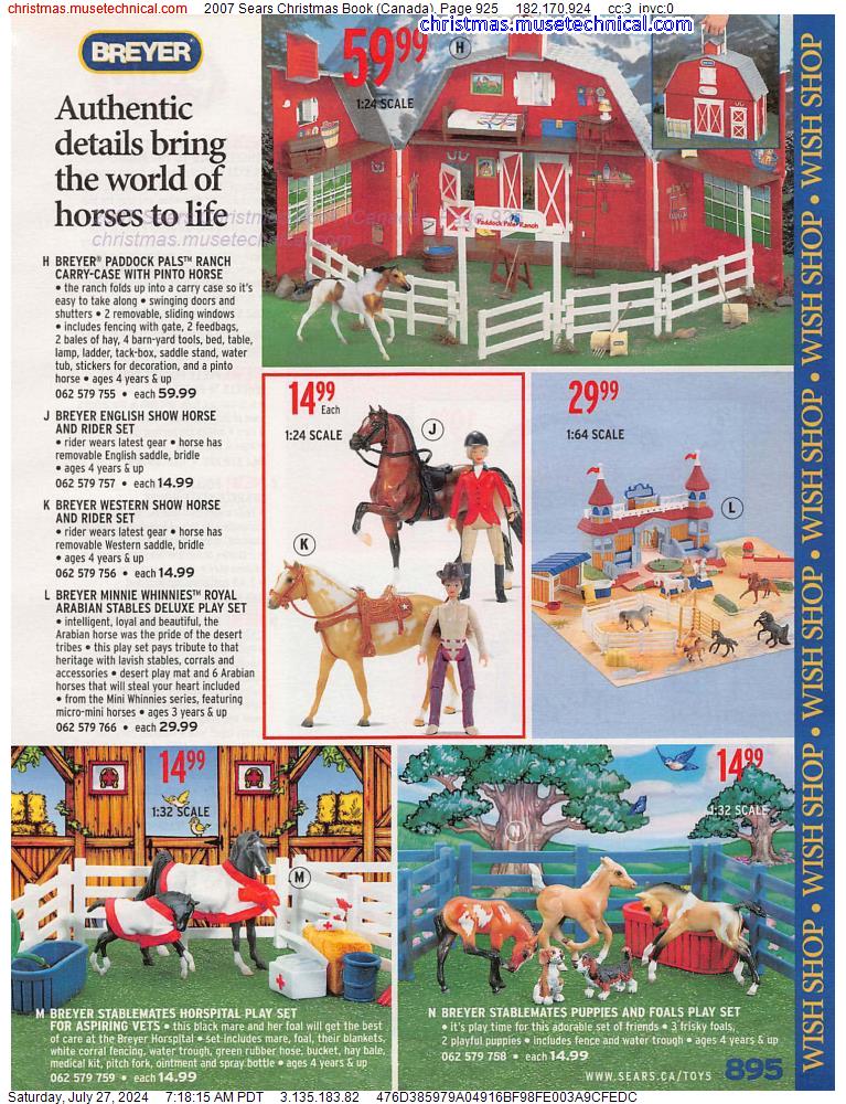 2007 Sears Christmas Book (Canada), Page 925