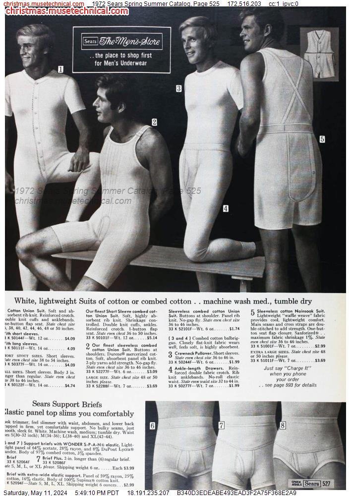 1972 Sears Spring Summer Catalog, Page 525